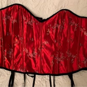 Red Corset NWOT